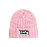 DS Icon Waffle Knit Fold Beanie Pink